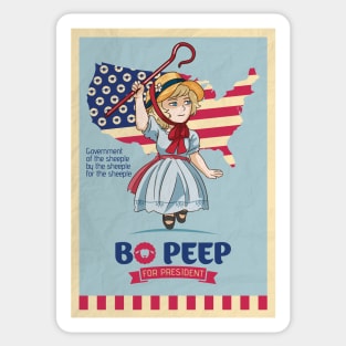 Bo Peep For President Sticker